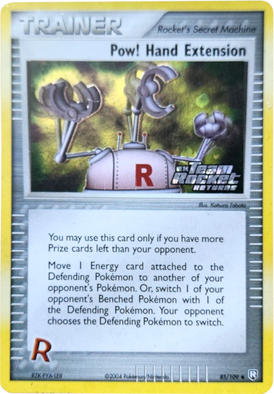 Pow! Hand Extension 085  - Reverse Holofoil Team Rocket Returns - Uncommon