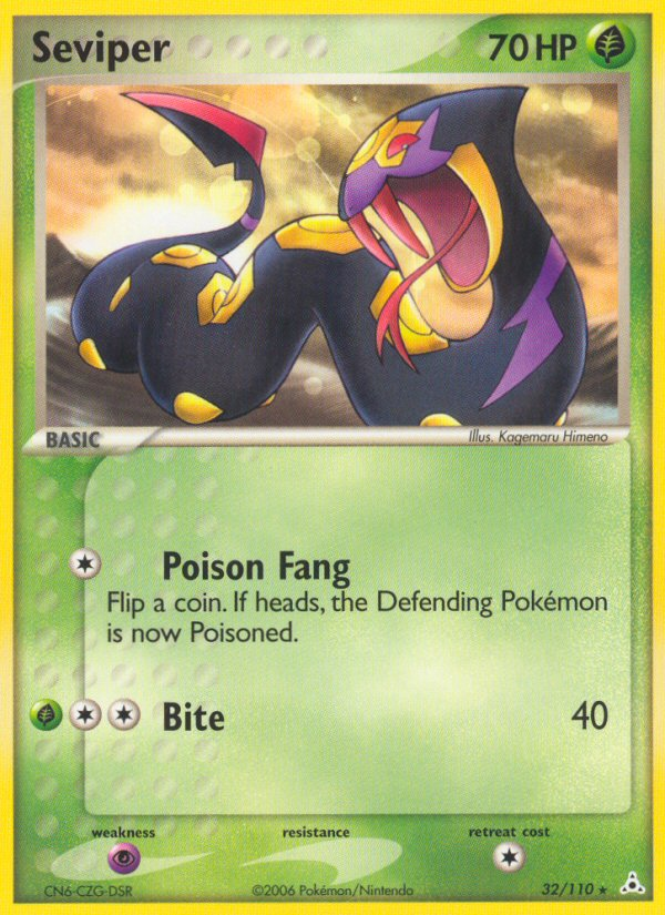 Seviper  Holon Phantoms - Rare