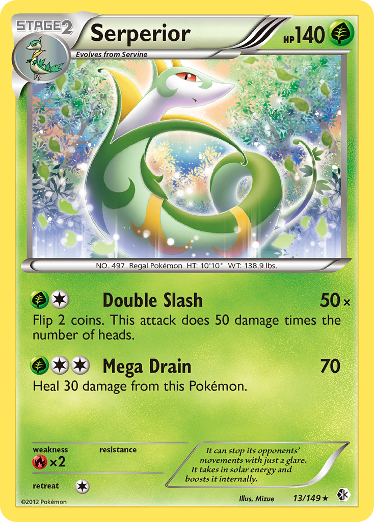 Serperior  - Holofoil Boundaries Crossed - Holo Rare