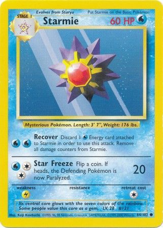 Starmie 064/102  Base Set - Common