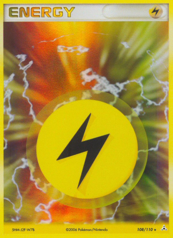 Lightning Energy 108  - Holofoil Holon Phantoms - Holo Rare