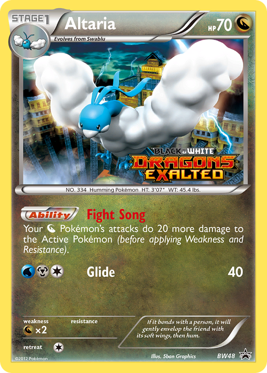 Altaria - BW48 (Prerelease)  - Holofoil Black and White Promos - Promo