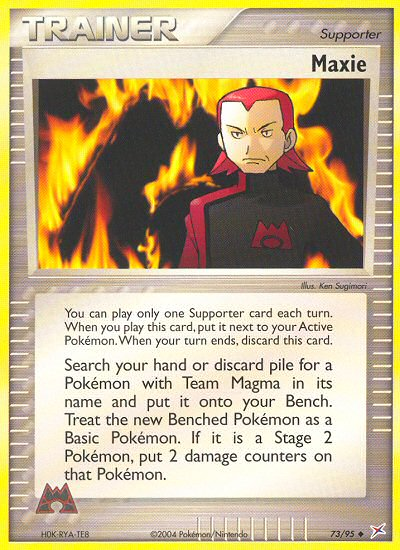 Maxie  Team Magma vs Team Aqua - Uncommon