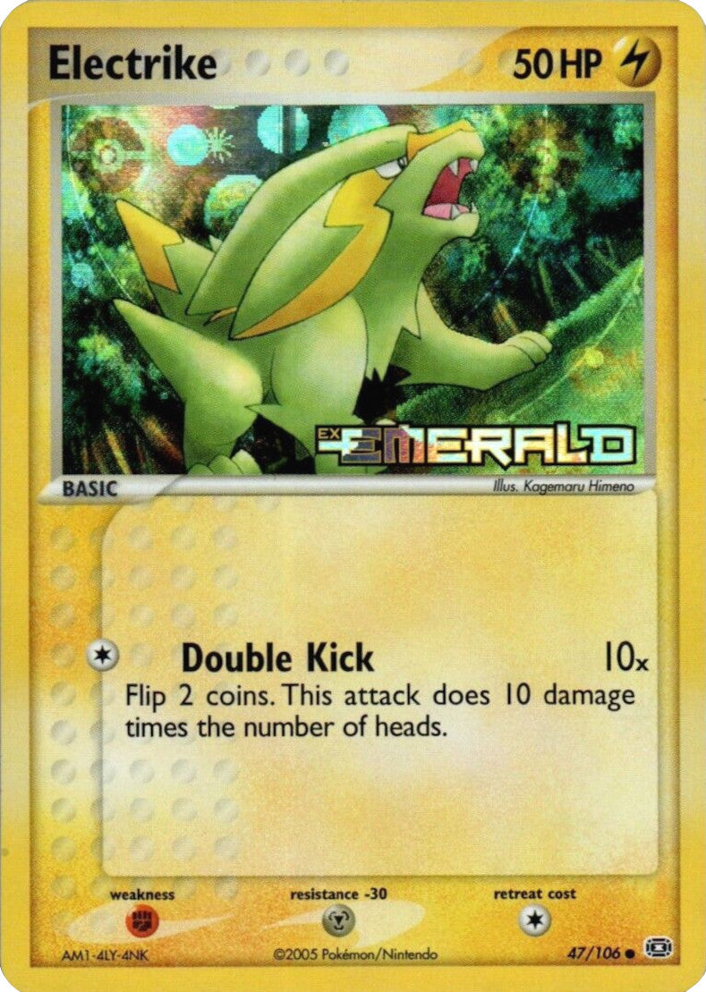 Electrike - 047/106/106  - Reverse Holofoil Emerald - Common
