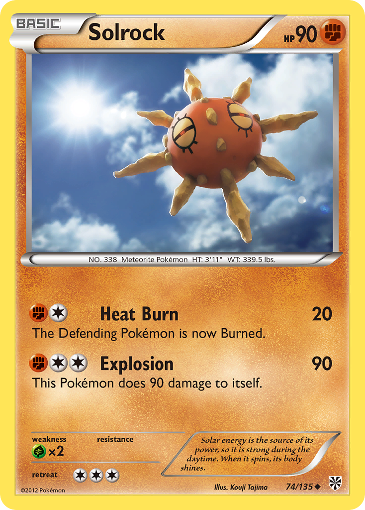 Solrock  Plasma Storm - Uncommon