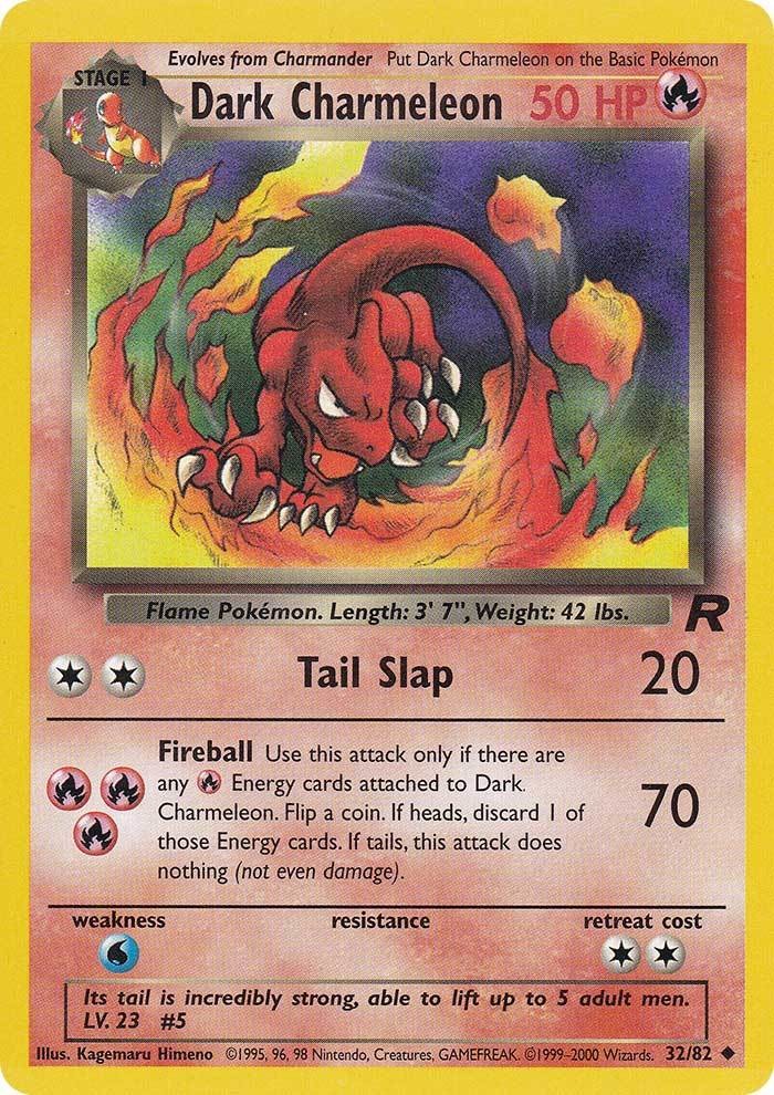 Dark Charmeleon 032  - Unlimited Team Rocket - Uncommon