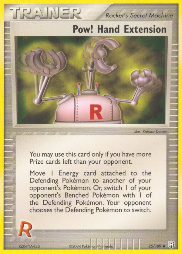Pow! Hand Extension 085  Team Rocket Returns - Uncommon