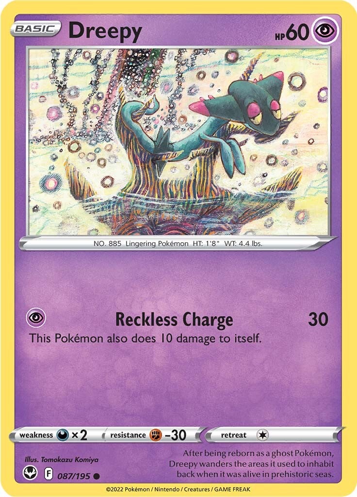 Dreepy 087  SWSH12 Silver Tempest - Common