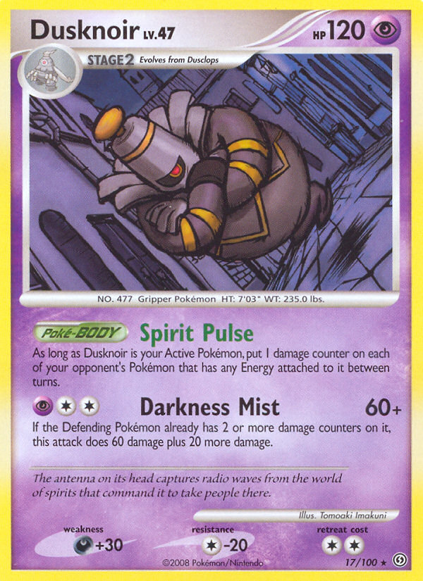 Dusknoir (17)  Stormfront - Rare