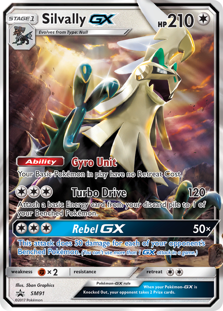Silvally GX - SM91  - Holofoil SM Promos - Promo