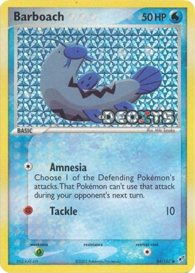 Barboach  - Reverse Holofoil Deoxys - Common