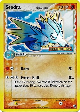 Seadra - 037/101 (Delta Species)/101  - Reverse Holofoil Dragon Frontiers - Uncommon