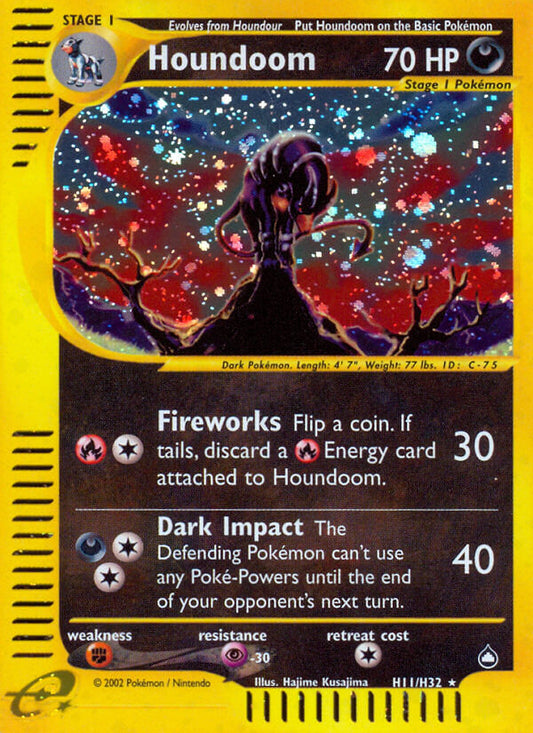 Houndoom (H11) H11  - Holofoil Aquapolis - Holo Rare