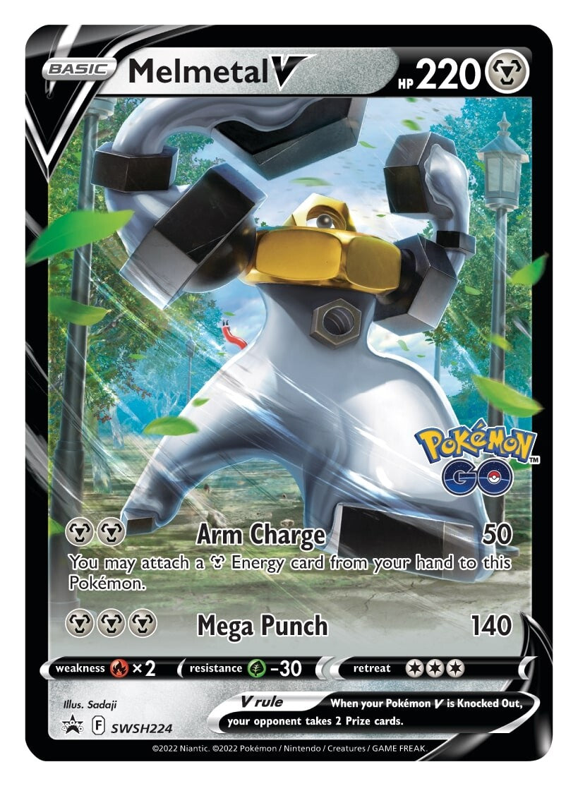 Melmetal V SWSH224  - Holofoil SWSH Sword & Shield Promo Cards - Promo