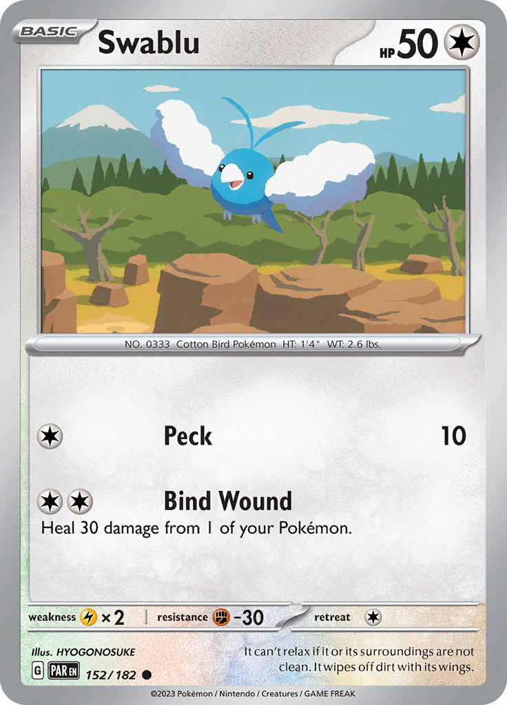 Swablu 152/182  SV04 Paradox Rift - Common