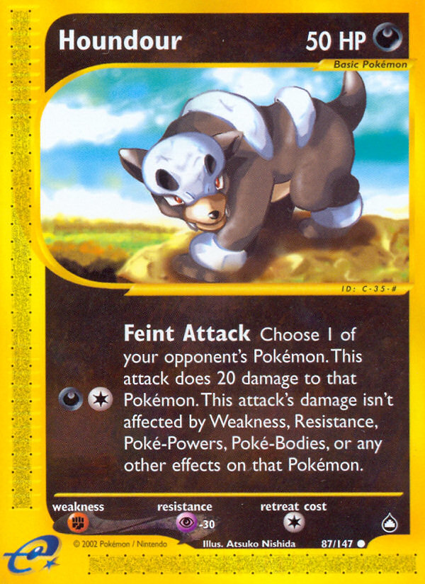 Houndour (87) 087/147  Aquapolis - Common