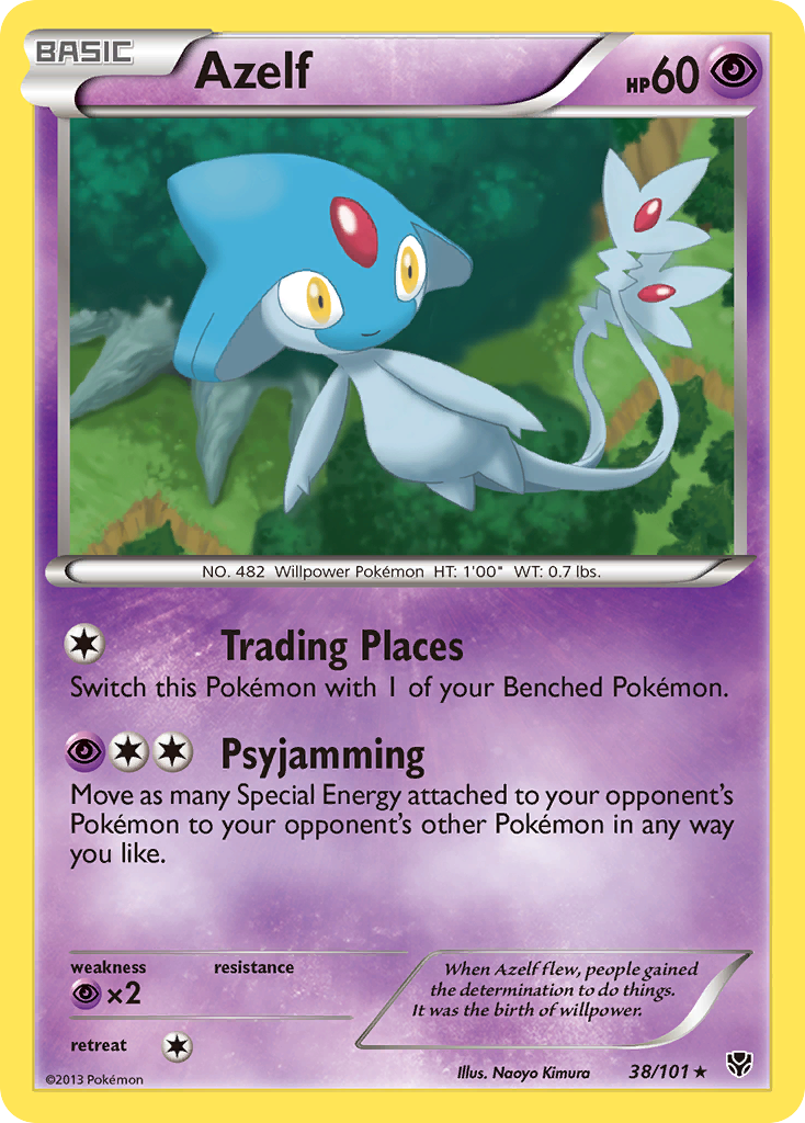 Azelf  Plasma Blast - Rare