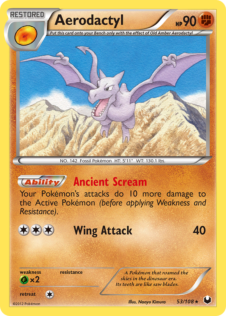 Aerodactyl  Dark Explorers - Rare