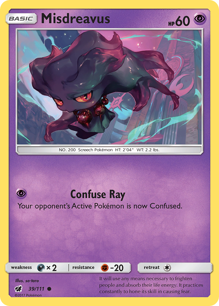 Misdreavus 039  SM  Crimson Invasion - Common