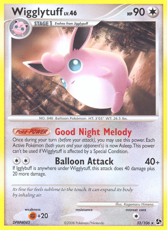 Wigglytuff  Great Encounters - Rare