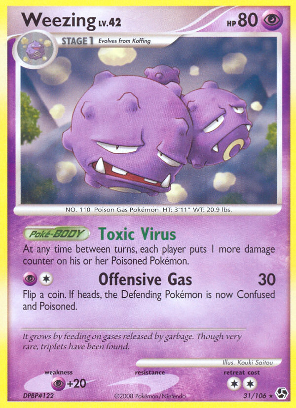 Weezing  Great Encounters - Rare