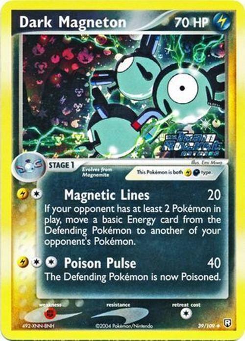 Dark Magneton 039  - Reverse Holofoil Team Rocket Returns - Uncommon