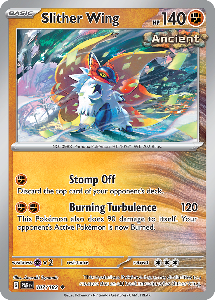 Slither Wing 107/182  SV04 Paradox Rift - Uncommon