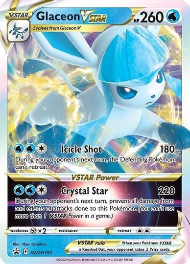 Glaceon VSTAR - SWSH197  - Holofoil Jumbo Cards - Promo