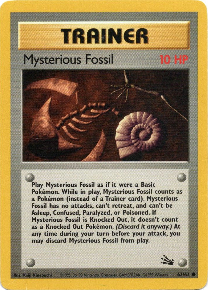 Mysterious Fossil 062  - Unlimited Fossil - Common
