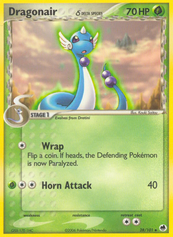 Dragonair (Delta Species)/101  Dragon Frontiers - Uncommon