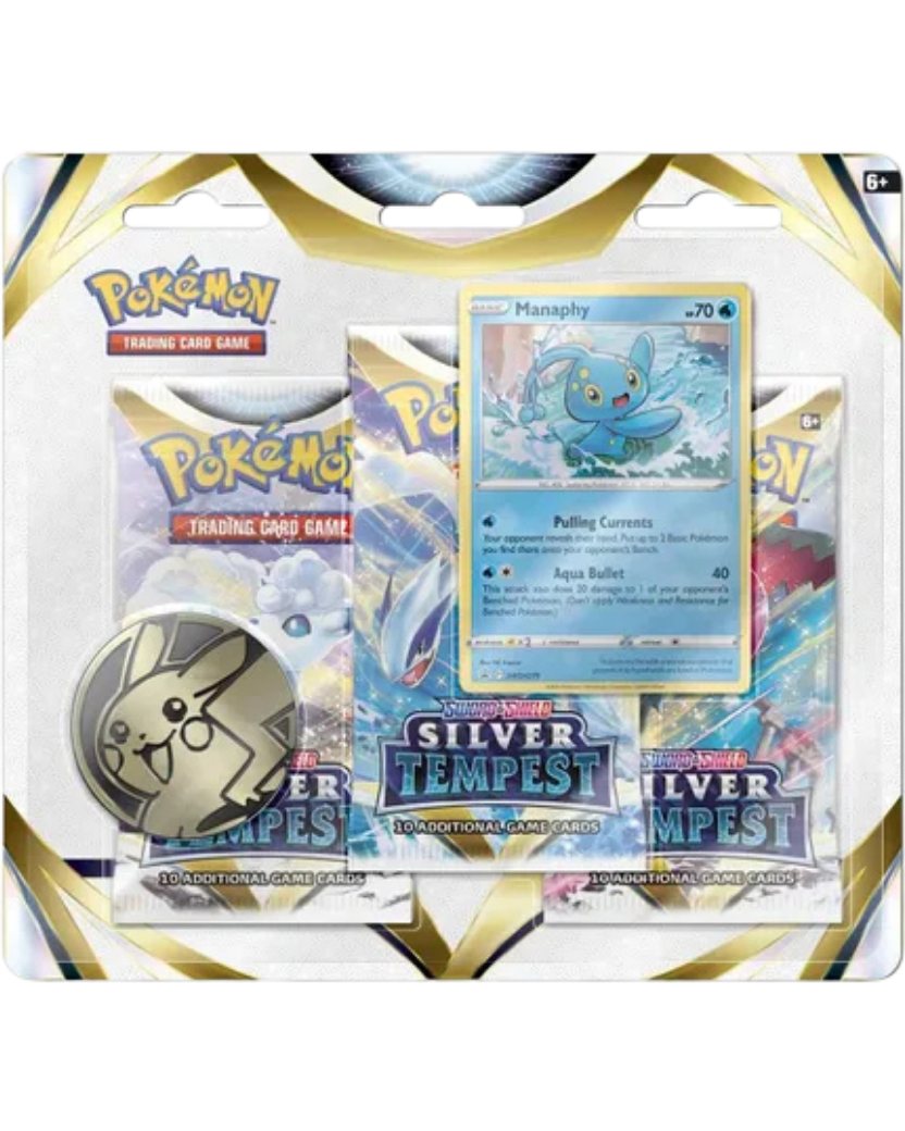 Silver Tempest 3 Pack Blister [Manaphy]