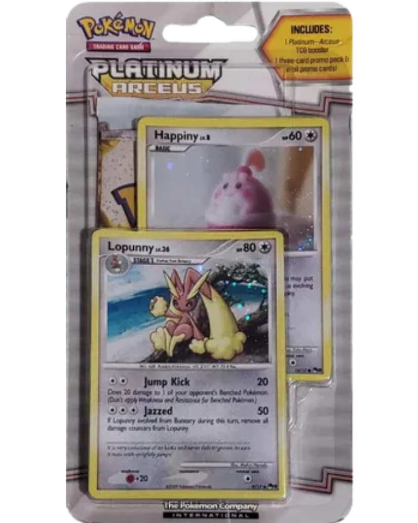 Arceus Blister Pack (Happiny & Lopunny)