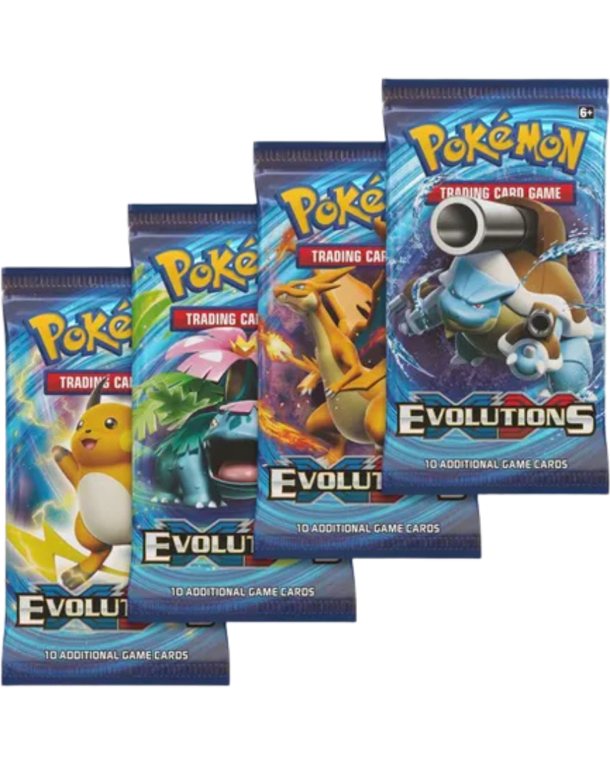 Evolutions Booster Pack Art Bundle [Set of 4]