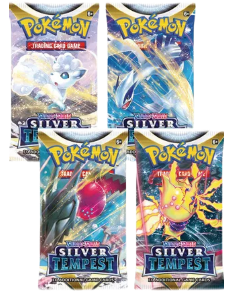 Silver Tempest Booster Pack Art Bundle [Set of 4]