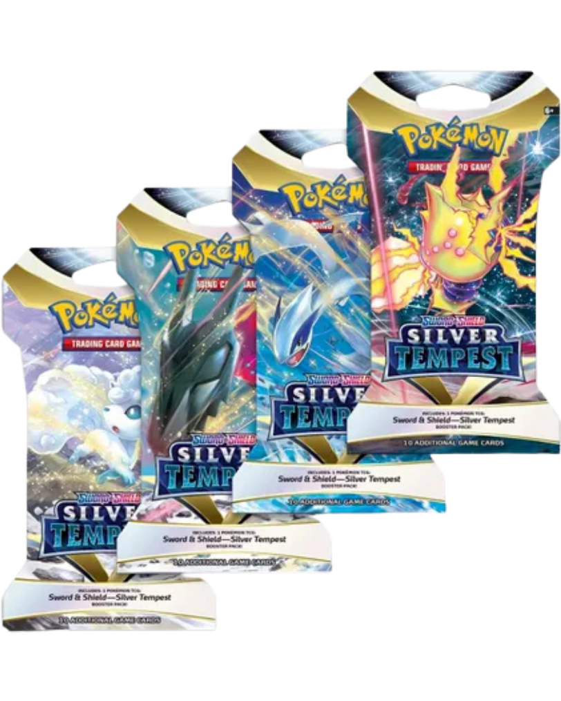 Silver Tempest Sleeved Booster Pack Art Bundle [Set of 4]