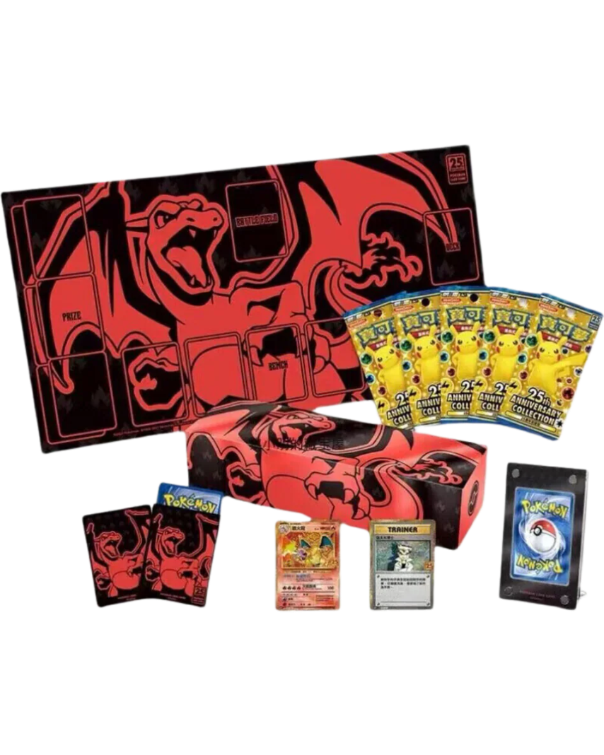 Chinese Celebrations 25th Anniversary Charizard Collection Box