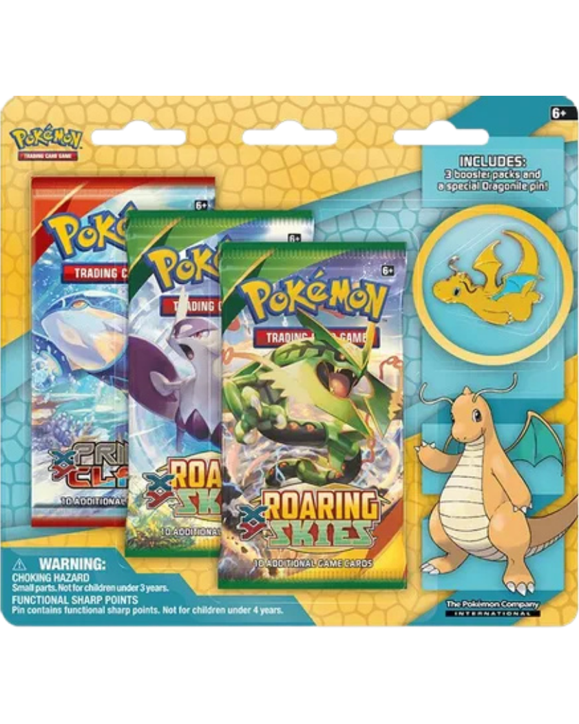 Dragonite Collector's Pin 3 Pack Blister