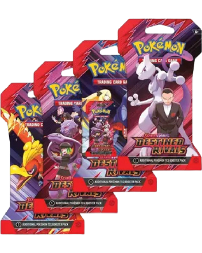 Destined Rivals Sleeved Booster Pack Art Bundle [Set of 4]