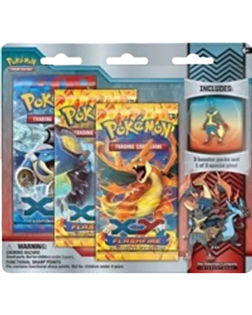 Flashfire Collector Pin 3 Pack Blister [Mega Lucario]