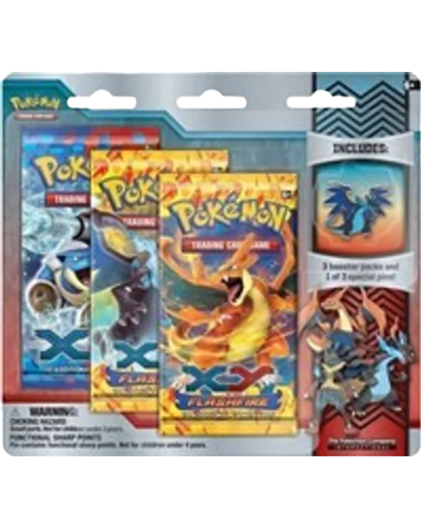 Flashfire Collector Pin 3 Pack Blister [Mega Charizard X]