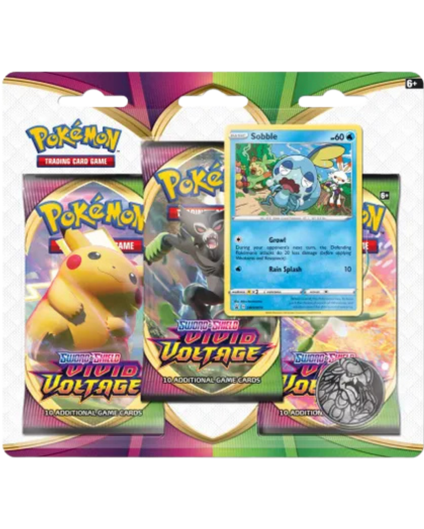 Vivid Voltage 3 Pack Blister [Sobble]