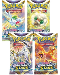 Brilliant Stars Booster Pack Art Bundle [Set of 4]