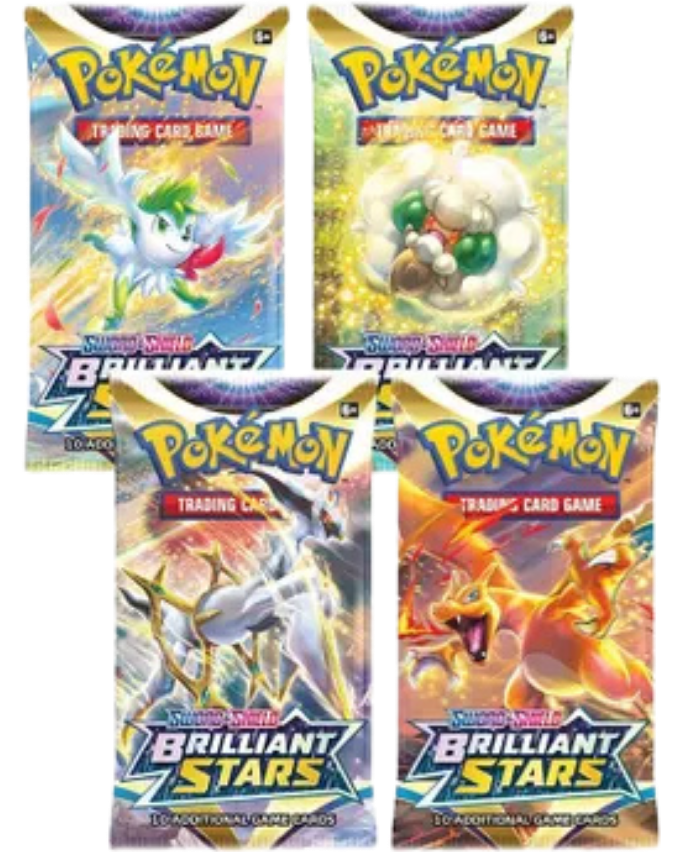 Brilliant Stars Booster Pack Art Bundle [Set of 4]