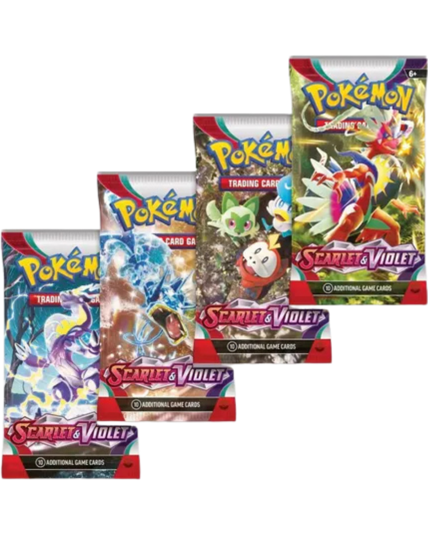 Scarlet & Violet Booster Pack Art Bundle [Set of 4]