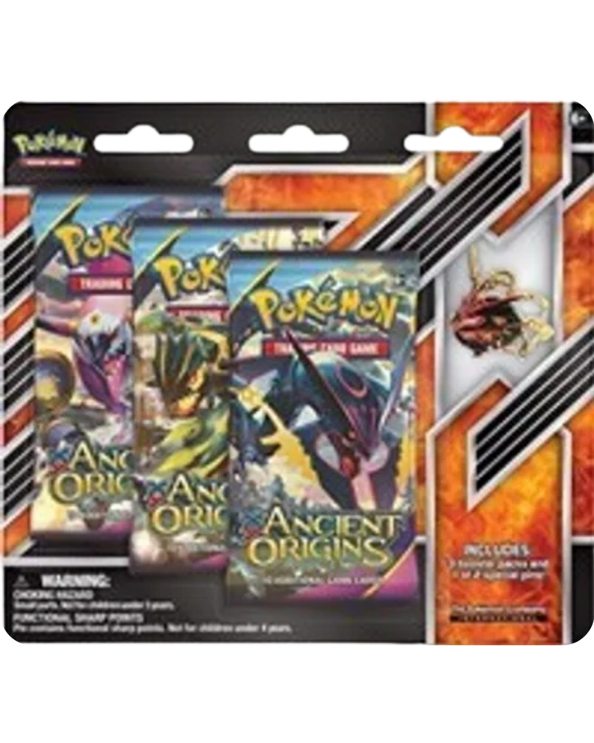 Ancient Origins Collector Pin 3 Pack Blister [Shiny Mega Rayquaza Pin]