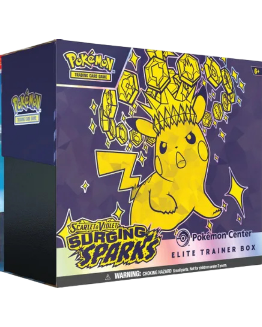 Surging Sparks Pokemon Center Elite Trainer Box (Exclusive)