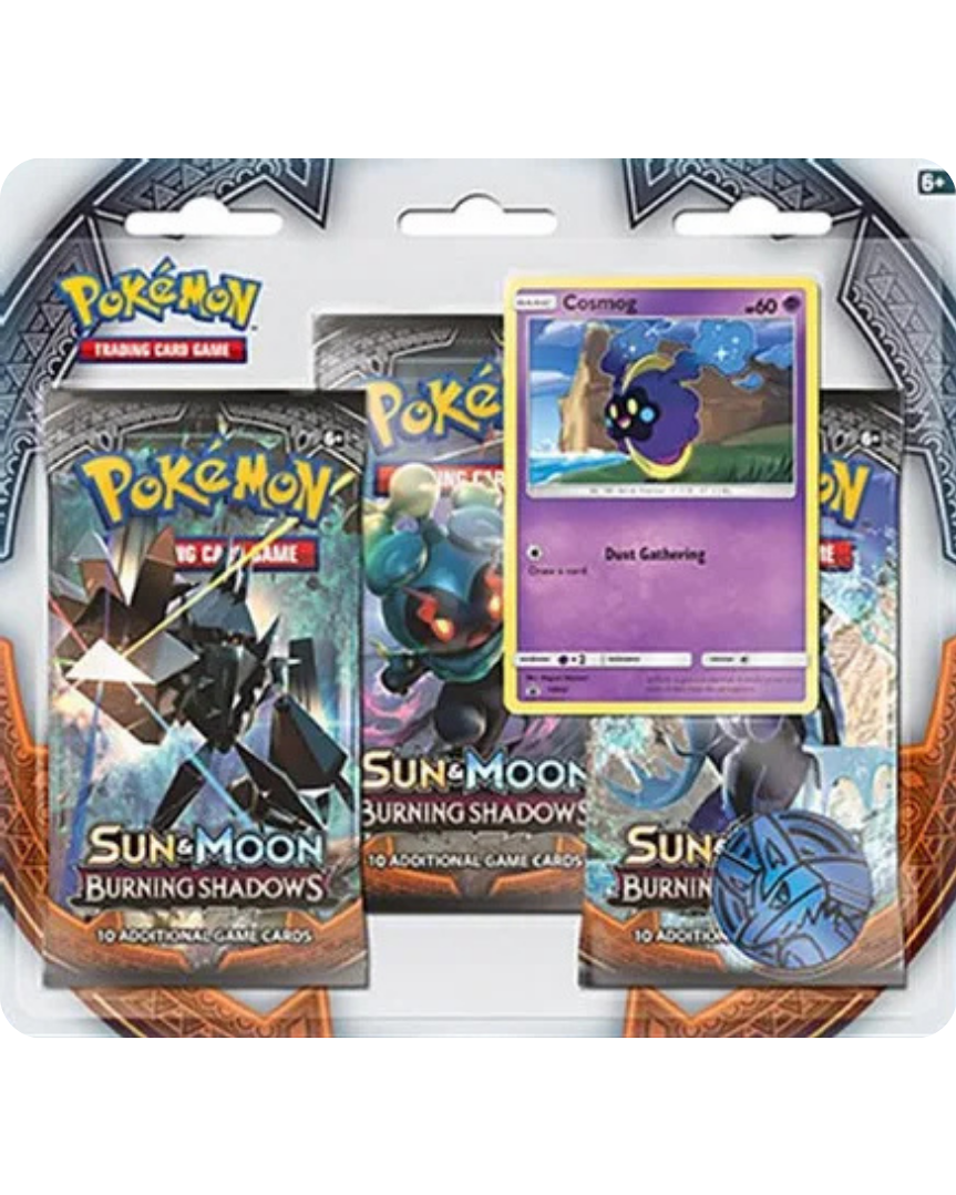 Burning Shadows 3 Pack Blister [Cosmog]