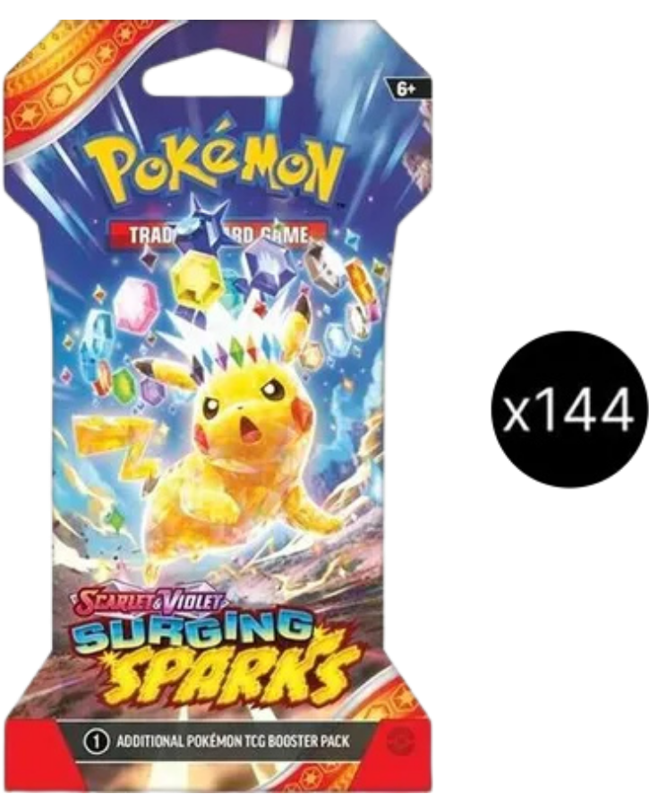 Surging Sparks Sleeved Booster Pack Case