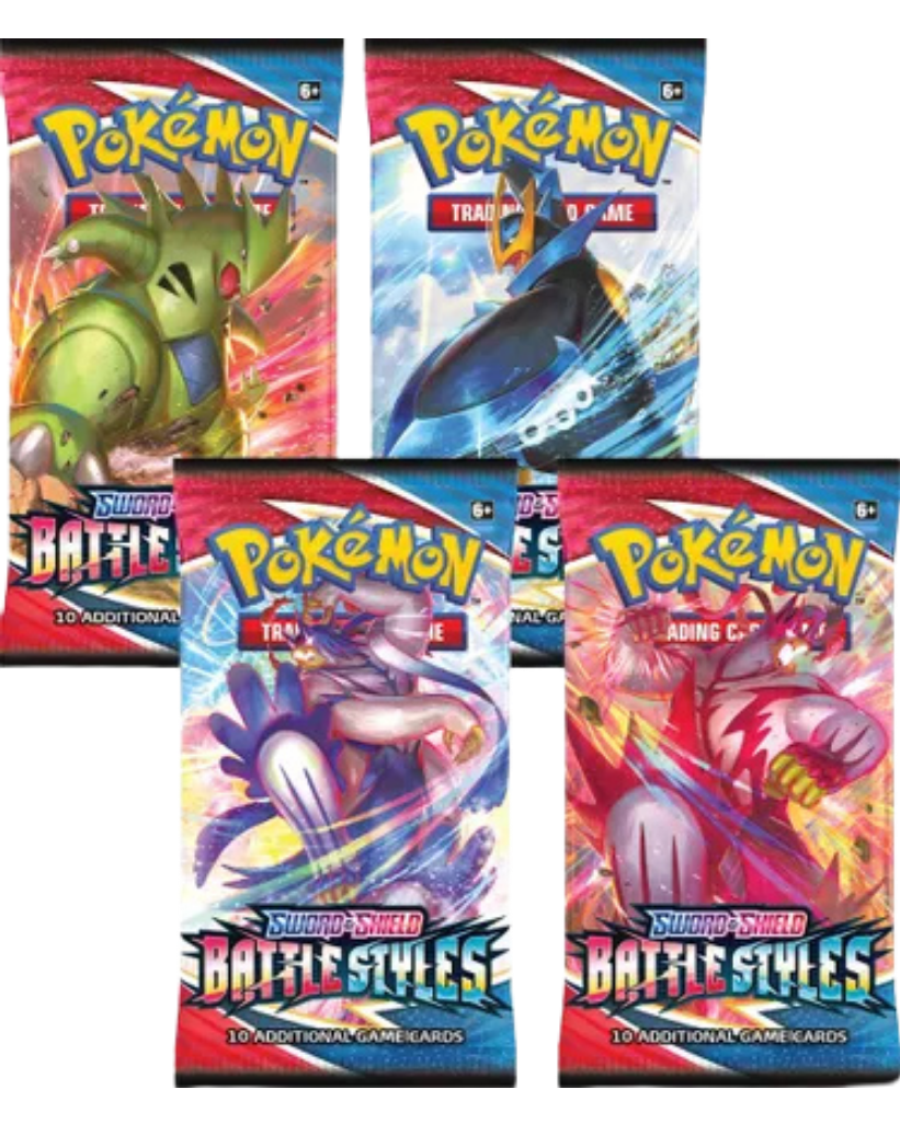 Battle Styles Booster Pack Art Bundle [Set of 4]