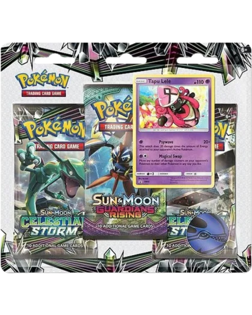 Celestial Storm 3 Pack Booster Blister [Tapu Lele]